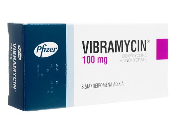 ビブラマイシン100mg 3箱24錠